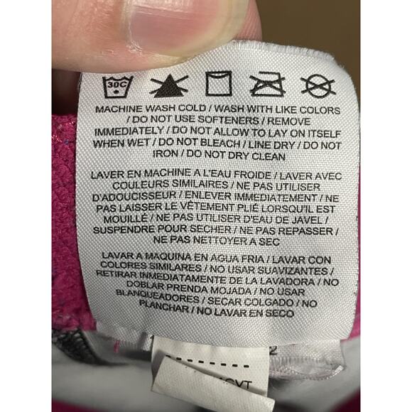 Nike Pro Compression Shorts Womens Medium Black Pink Blue Dri-FIT - Picture 8 of 9